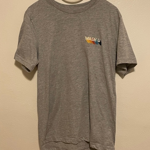 No Spring Break 2021 Washington University Gray Tee Size Medium - Picture 2 of 5